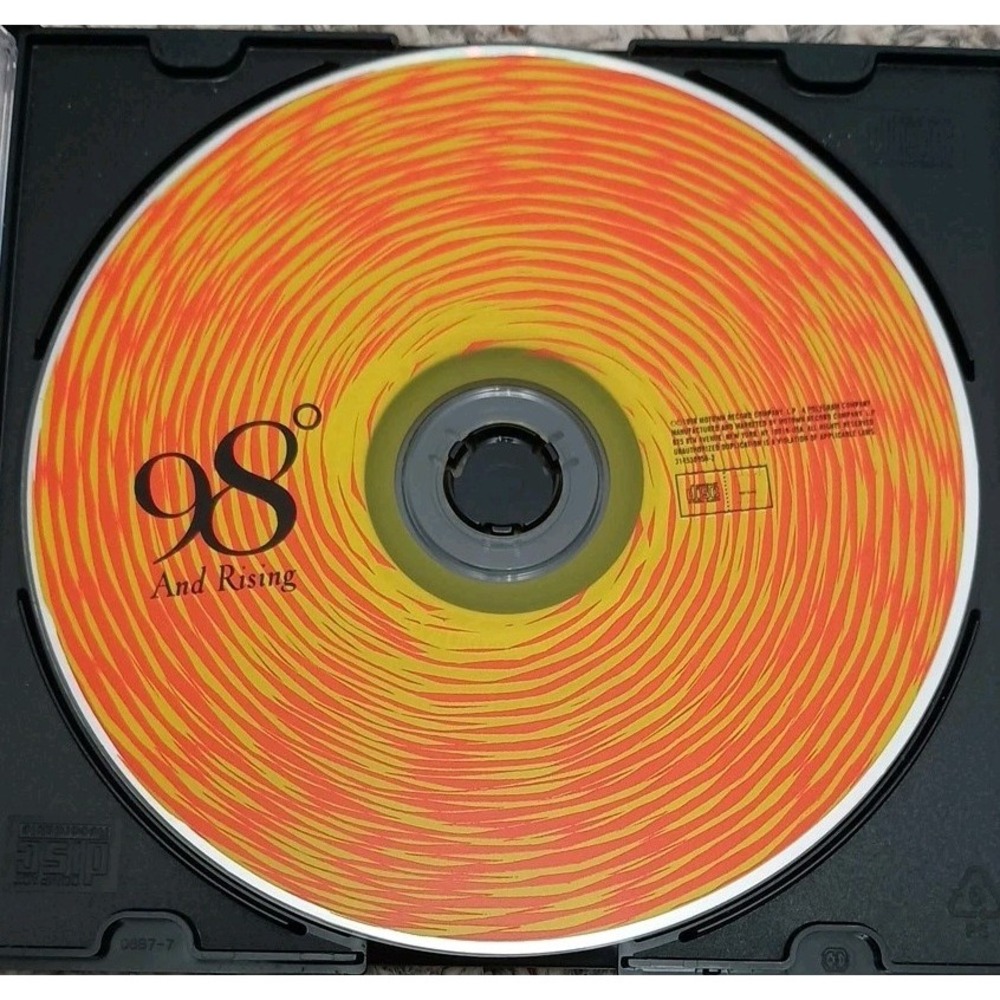 98 Degrees 98 and Rising CD 1998 Motown Teen Pop Rock Stevie Wonder No Artwork
